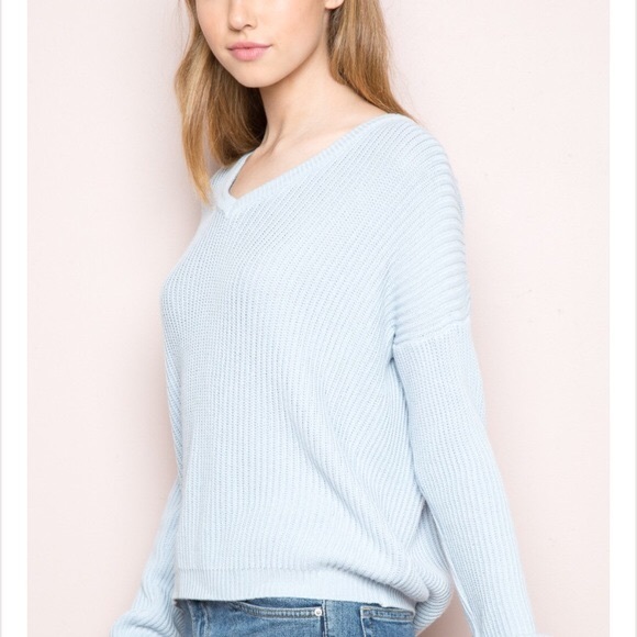 Brandy Melville light blue sweater - Picture 1 of 3